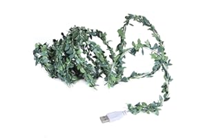 ZJchao LED String Light 30 LED 9.8ft USB Charging Rattan Fairy String Light Warm White Christmas Indoor Party Decoration for 