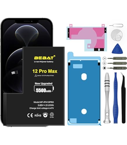 Amazon.com: Vvsialeek A2466 Replacement Battery for iPhone 12 Pro