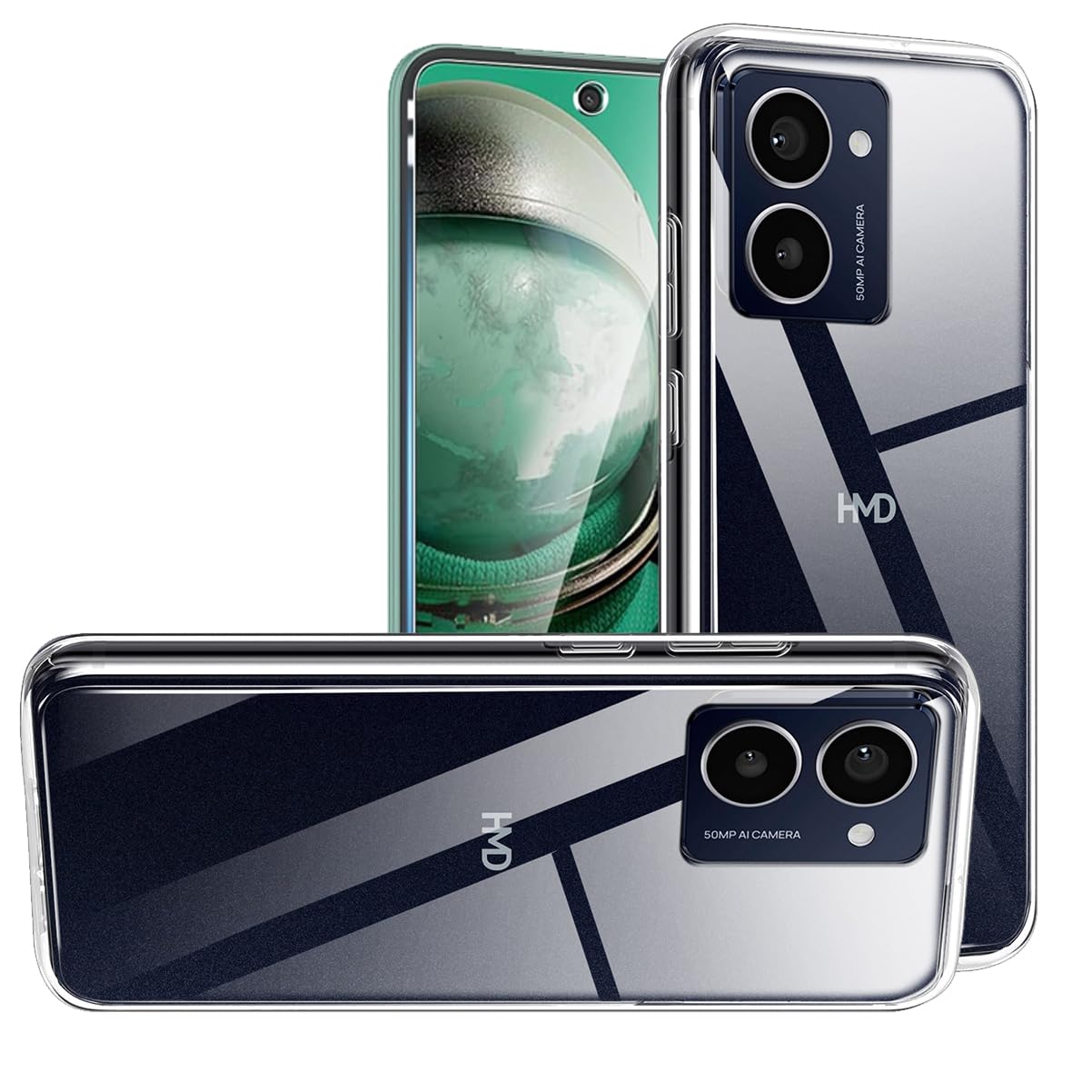 HuiYouMY Case Compatible with HMD Pulse Plus HMD Pulse Pro Cover for HMD Pulse Plus HMD Pulse Pro, Slim Fit Soft TPU Shockproof Anti-Scratch Phone Case Cover