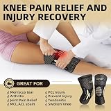 Lusenone Copper Knee Support 2 Pack for Men Women Compression Sleeve view 8