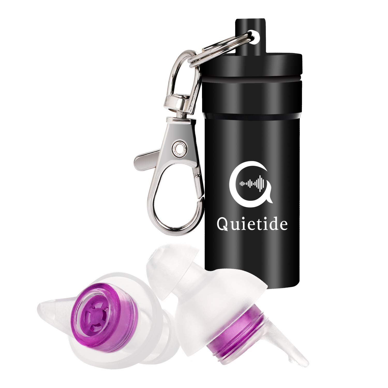 Quietide 睡眠用耳栓 紫の商品画像