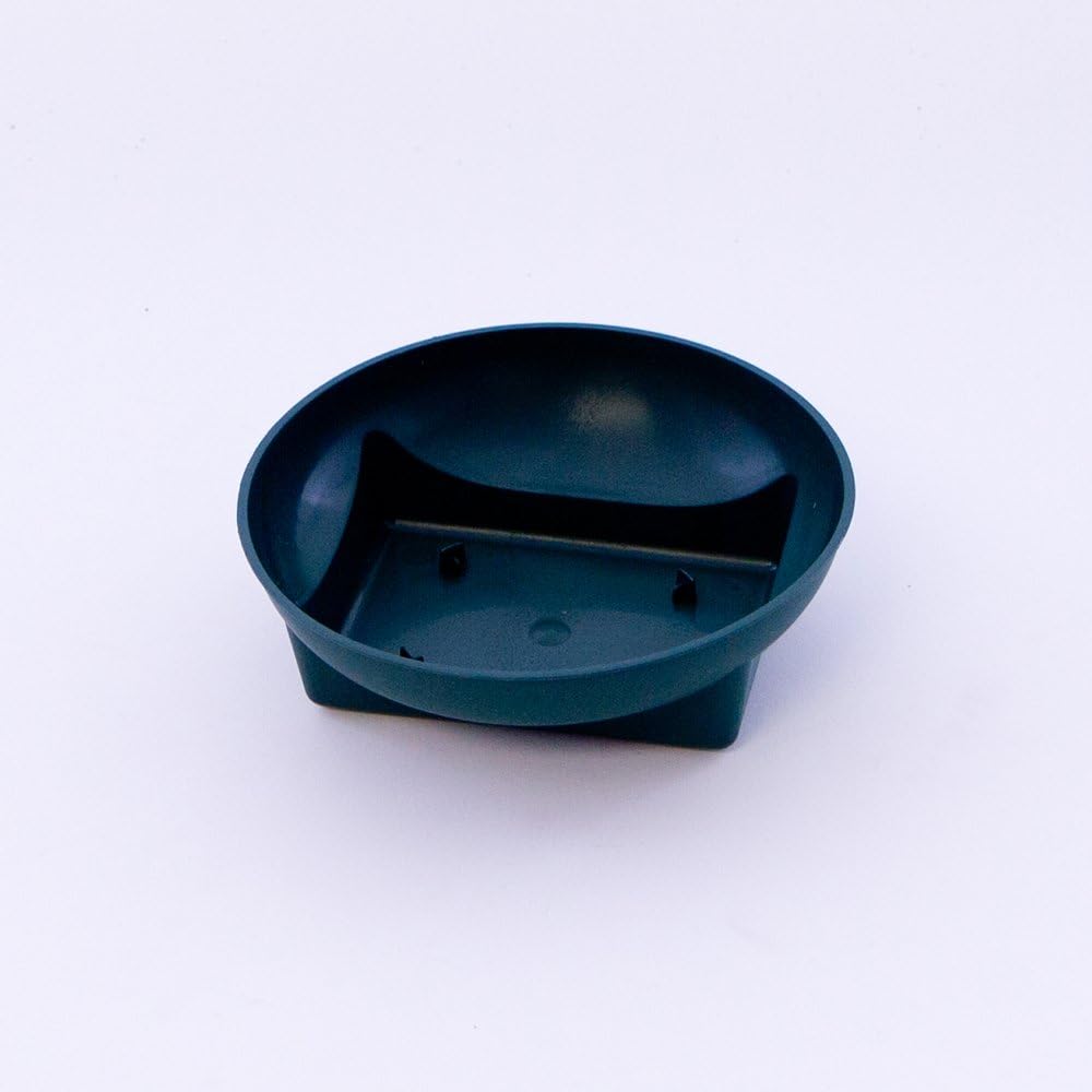Smithers Oasis Round Floral Bowls with Square Bases Dark Green Pack of 10