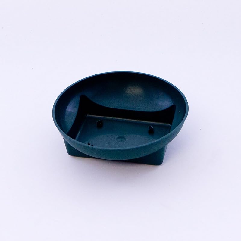 Smithers Oasis Round Floral Bowls with Square Bases Dark Green Pack of 10