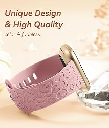 Odbeai Leopard Bands Compatible with Fitbit Versa 4