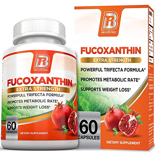 BRI Nutrition Fucoxanthin - Maximum Strength Extract Plus Supplement - 30 Day Supply - 60 Capsules