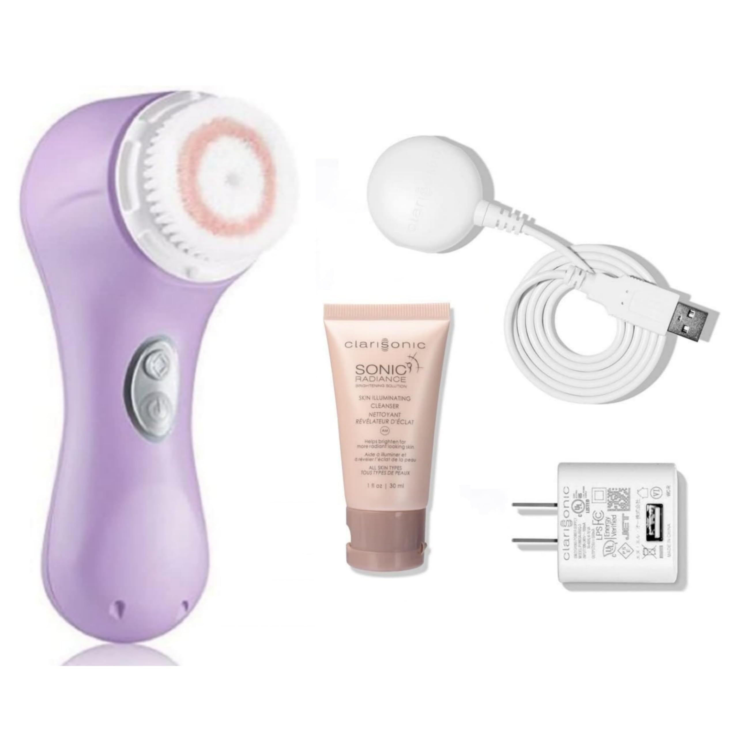 Photo 1 of Clarisonic Mia 2 Sonic Facial Skin Cleansing Brush System | Added to Transparency Portal Cleansing System (Lavender)
