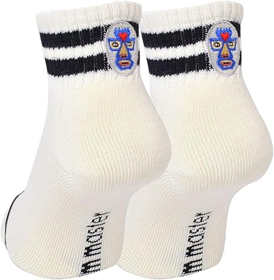 Amazon ジムマスター Gym Master ソックス レディース おしゃれ クルーソックス メンズ 靴下 可愛い 抗菌 消臭 防蚊 柄 白 ホワイト ボーダー ショートソックス ロークルー Gym Master ジムマスター シューズ バッグ