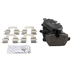 TRQ Rear Brake Pads Ceramic Compatible with