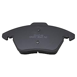 TRQ Front Ceramic Brake Pad Set for VW Passat Jetta