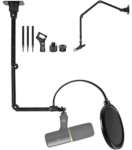 Mic Amazon.com: K&M 22160 Ceiling Mount Microphone Stand - 860 to