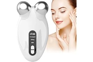 QQCHERRY Microcurrent Facial Device, Intelligent Face Neck Massager, Microcurrent Face Lift Device,Wrinkle Reducing - Contour Skin Tightenin Facial Massager