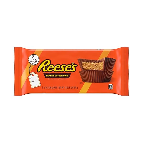 REESE’S MILK CHOCOLATE PEANUT BUTTER CUP BAR, 16 OZ., 1 LB
