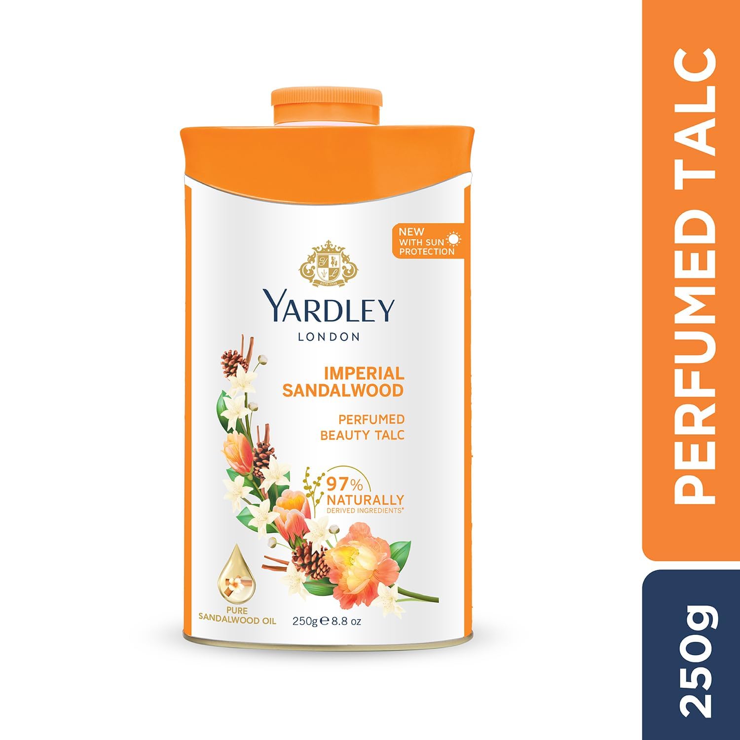 Yardley Sandalwood Perfumed Talc, 250 g