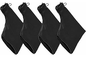 NOQUKA 255 Miter Saw Dust Bag (Black) -with Zipper and Corded Adjustable Stand, Dust Bag for Miter Saws, Table Saws, Belt San
