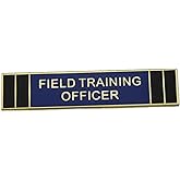 Field Training Officer FTO Police Citation Merit Award Commendation Bar Pin-gold