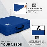 Xn8 Sports Tri-Fold Gymnastics Mat 6cm Thick 6Ft Long Non-Slip PU Leather view 4