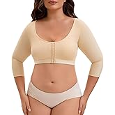 Upper Arm Compression Sleeve Women Lipo Post Surgery Slimming Arm Compression Garments Front Closure