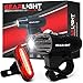 GearLight S300 Rechargeable LED Bike Light Set - High Lumen Front and Back Rear Cycling Safety Lights - Best All-Weather USB Headlight and Tail Light for Kid and Adult Bicycles