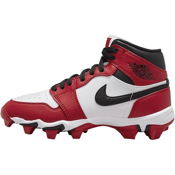 Amazon.com | Jordan 1 Mid Little/Big Kids' Cleats (HF6883-100