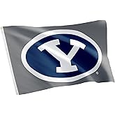 Desert Cactus Brigham Young University BYU Flag - 3 x 5 Feet Cougars Banner, Indoor/Outdoor Durable Fabric, 100% Polyester Design (Style K)