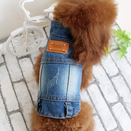 dog jean jacket amazon