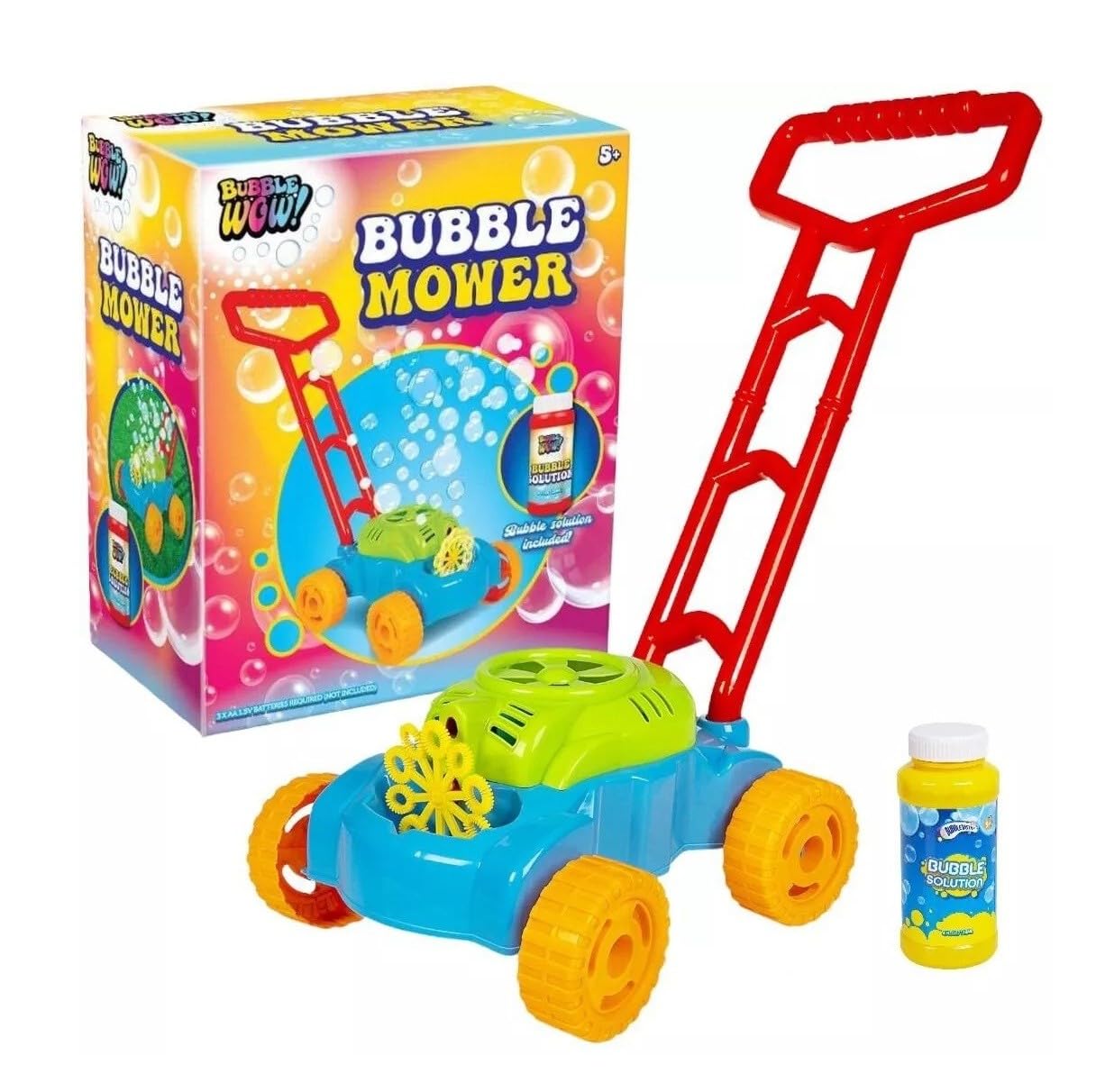 Lawn Bubble Mower Toddlers, Kids Automatic Bubble Blower Maker Machine, 760g