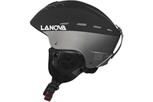 LANOVAGEAR Ski Helmet Snowboard Helmet for Adult Youth Men Women Adjustable Snow Helmet