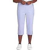 Alfred Dunner Womens Womens Plus-Size Allure Clam Digger Capri