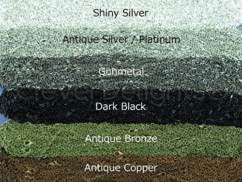 CleverDelights 3x4mm Cable Chain Necklaces - Platinum Silver Color - 50 Pack - 24 Inch Length