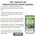 Harris Natural Enzyme Drain Cleaner and Clog Remover, 40 Treatments