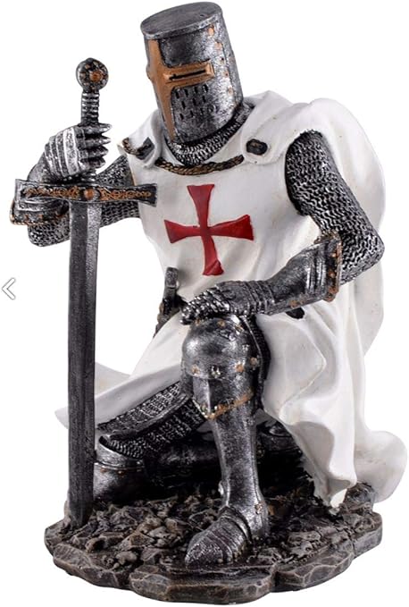 Joh Vogler Gmbh Tempelritter Knieend 17 Cm Figuur Templer Ridter Templerkruis Deco Sculptuur Amazon Nl