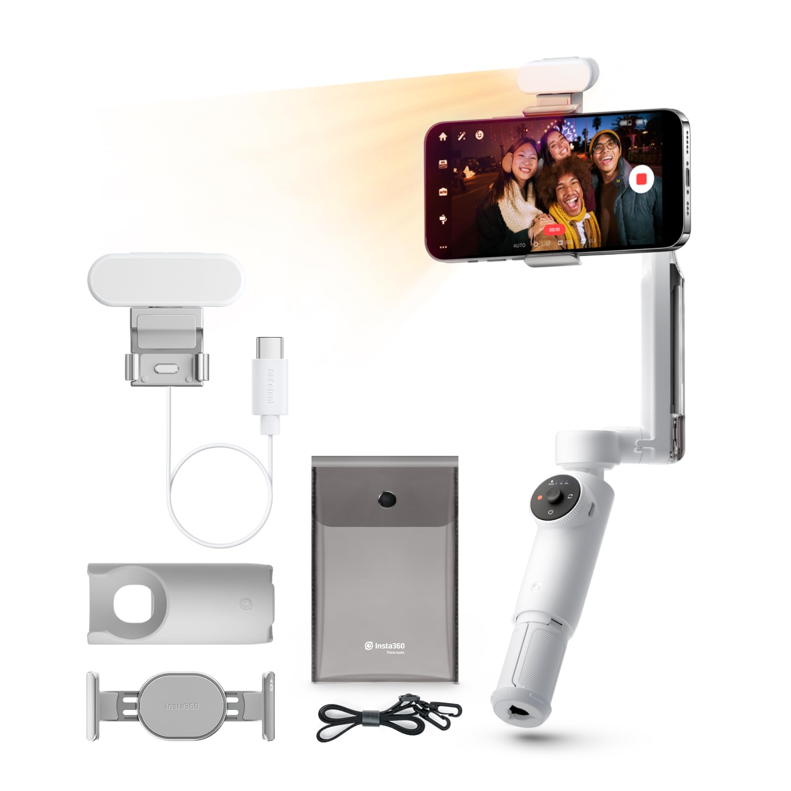 Mua Insta360 Flow Gimbal Stabilizer for Smartphone, Creator Kit - AI ...