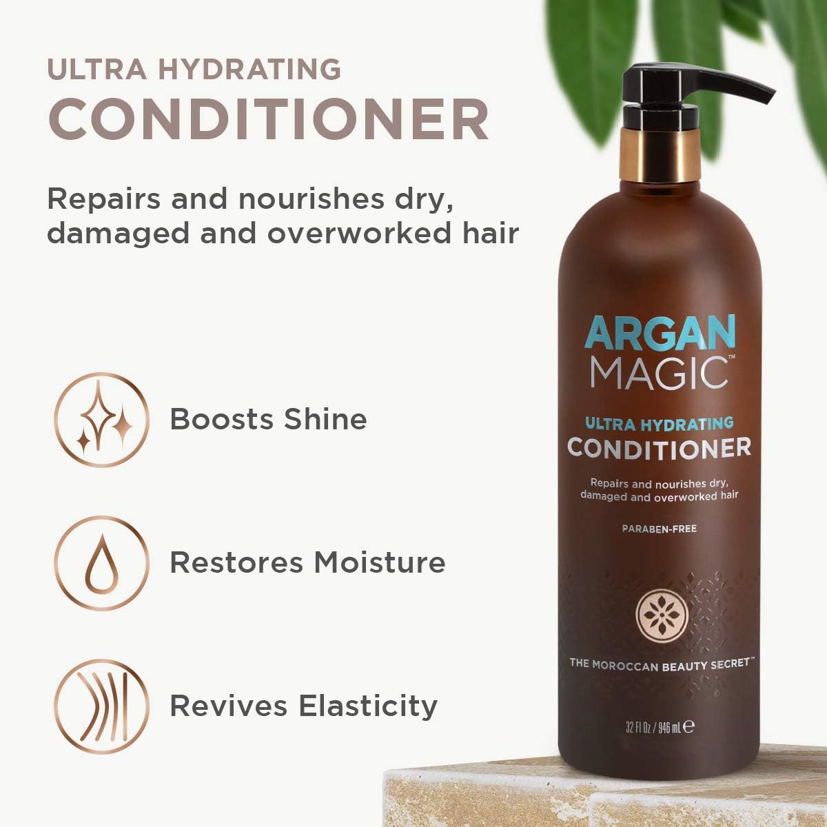 Argan Magic Ultra Hydrating Conditioner, 946.35 ml (Pack of 1) - Image 4