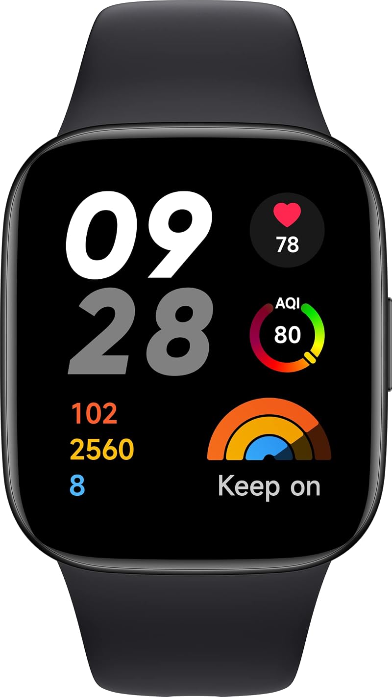 Xiaomi Redmi Watch 3 Black UK Version 1.75" AMOLED Bluetooth Calling 12 Day