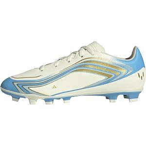 adidas Kids' F50 Messi Club Firm Ground Soccer Shoes