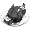 D504515 Dryer Cycle Thermostat for Alliance, Speed ​​Queen, Cissell, Huebsch, Ipso, Unimac Washer Dryer Combos - Washer Thermostat, Thermal Fuse L153-15F 504515