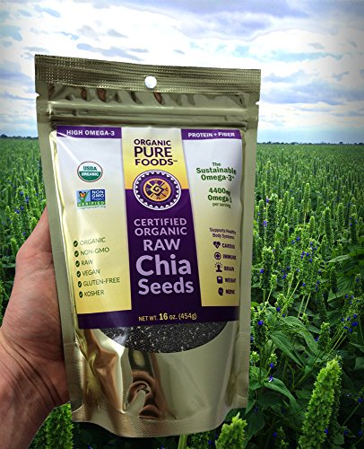 NON-GMO Organic Raw Chia Seeds, 1 Pound Bag - Image 7