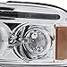 Spec-D Tuning 2LHP-RAM94-TM Dodge Ram 1500 2500 3500 Led Halo Chrome Clear Projector Head Lights