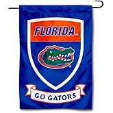 Florida Gators Crest Shield Garden Flag and Banner