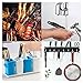 Ablest Waterproof Digital Meat Thermometer Instant Read Food Cooking Thermometer Built-in Clock Timer with IP67 Stainless Steel Probe for Kitchen BBQ Grill Smoker, Milk, Tea, Black