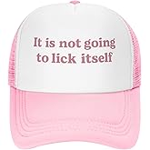 Fresh Out of Fucks Funny Trucker Hats for Women with Dirty Adult Humor - Crazy & Unhinged Inappropriate Designs