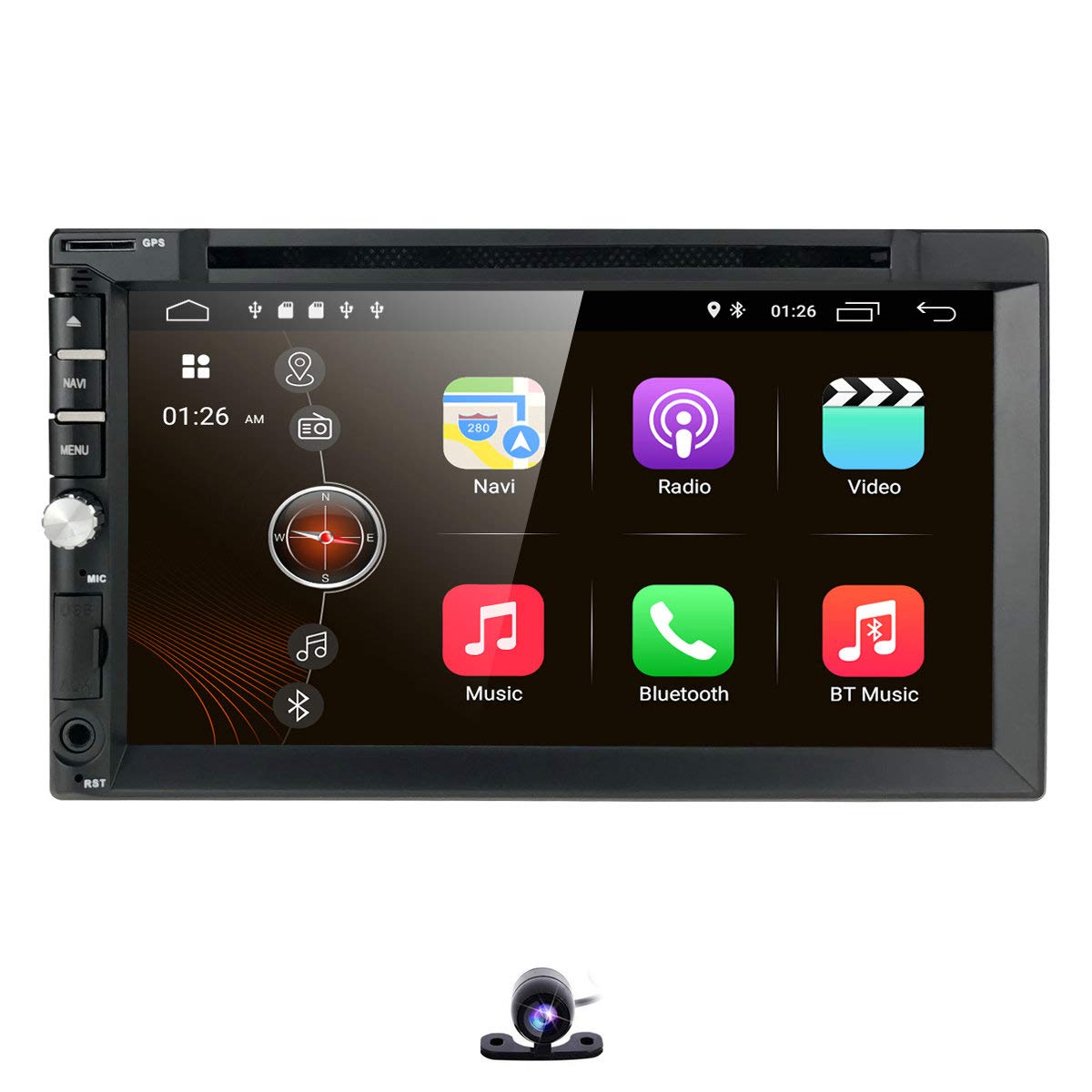 Buy Octa Core Double 2 Din Car Stereo with Wireless Carplay Android