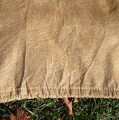EmpirePatio Classic Nutmeg Square Patio Table Cover/Ottoman Cover, Extra Large