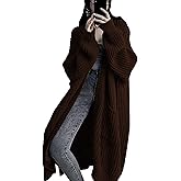 GUTPOINT Womens Long Cardigan Sweaters Open Front Oversized Duster with Pocket for Women 2025 Fall Winter Knit Design Coats