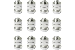 ASUNTOM Electrical Fence Connector Aluminium Alloy Wire Join Clamp Split Bolt Joint Clamp Wire Connector for Electric Fence Wire,12Pcs