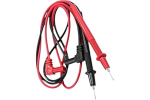 WHAMVOX Universal 10a Multimeter Test Leads Probe Wire Pen for Automotive Electrical Testing Sturdy Insulated Cable
