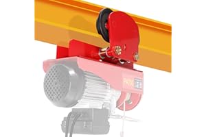 BEAMNOVA Electric Hoist Manual Trolley for 1.96-6.69 in I-Beam 1 Ton 2204 LBS for PA600 PA700 PA800 PA900 PA1000 Hoist Push Geared Overhead Heavy Duty Wheels Wide Flange