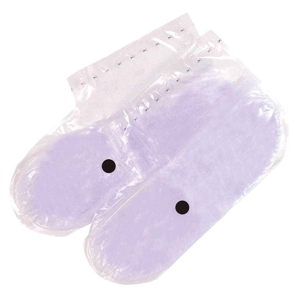 Paraffin Wax Works 10-Minute Paraffin Foot Treatment, Relaxing Lavender, Spa and Home Treatment Booties, One-Pair : Beauty