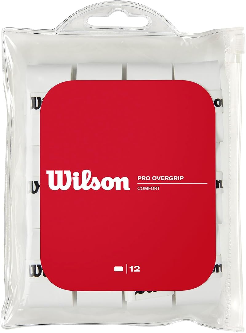 Wilson Pro Overgrip 12 Pack White WRZ4016WH Tennis Racket Grip