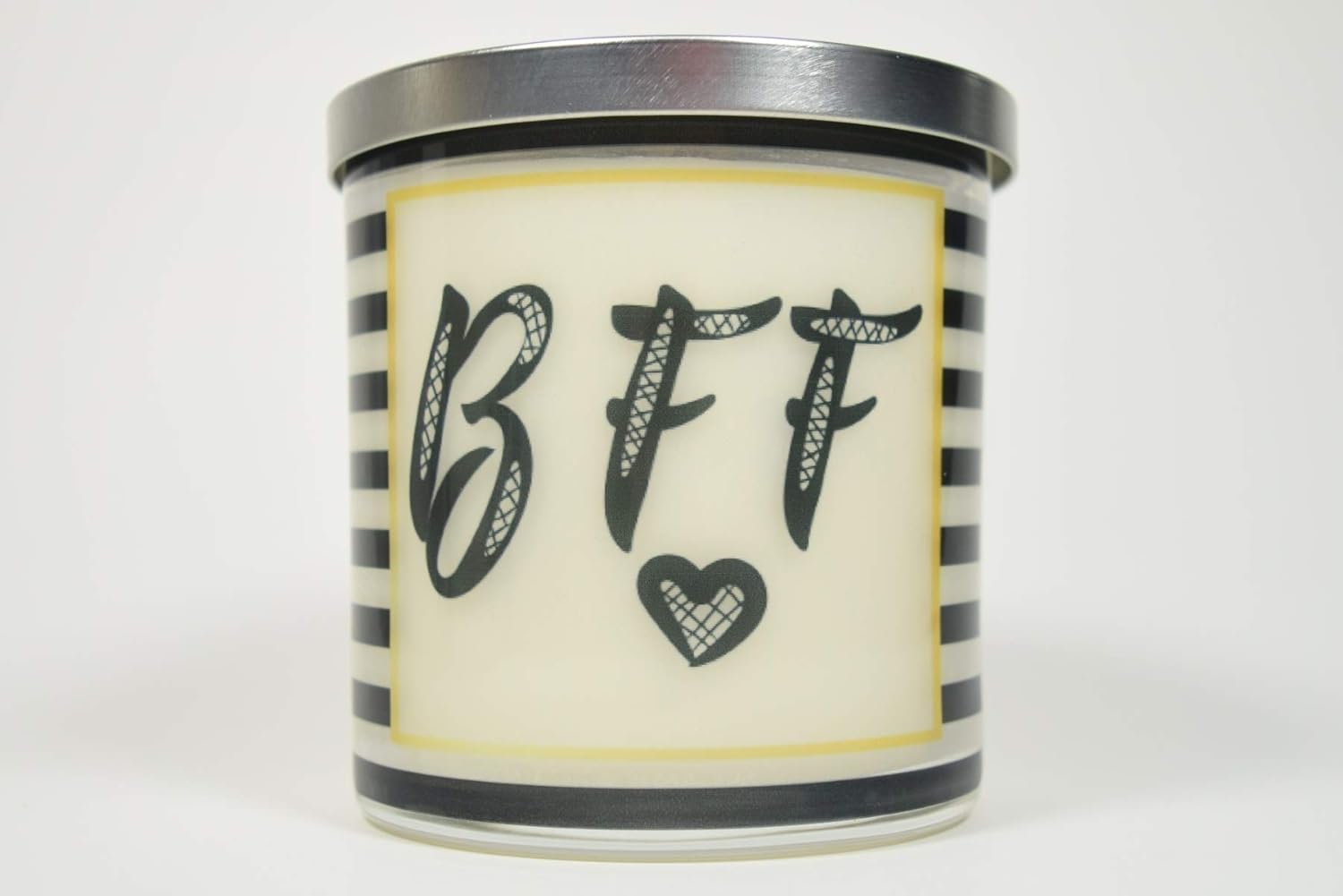 Amazon Com Bff Candle Natural 12oz Soy Candle Gift Idea Message Candle Scented Candles Handmade Personalized Candles Christmas For Friend Handmade